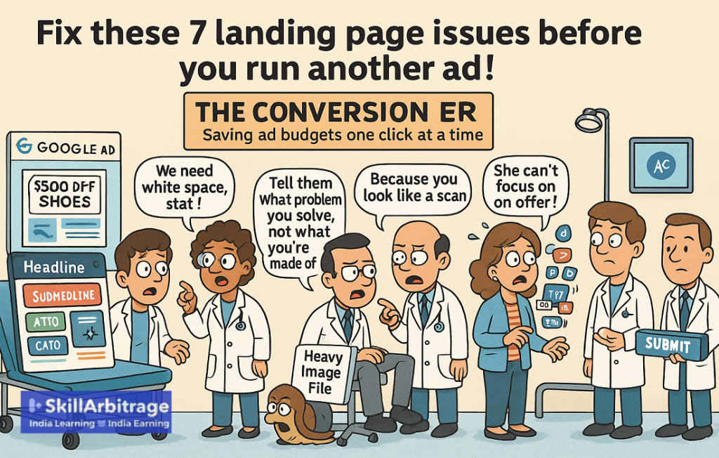 Decorative image for fixing issues with landing page