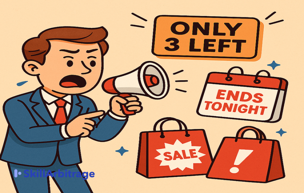 Decorative image for scarcity copy writing